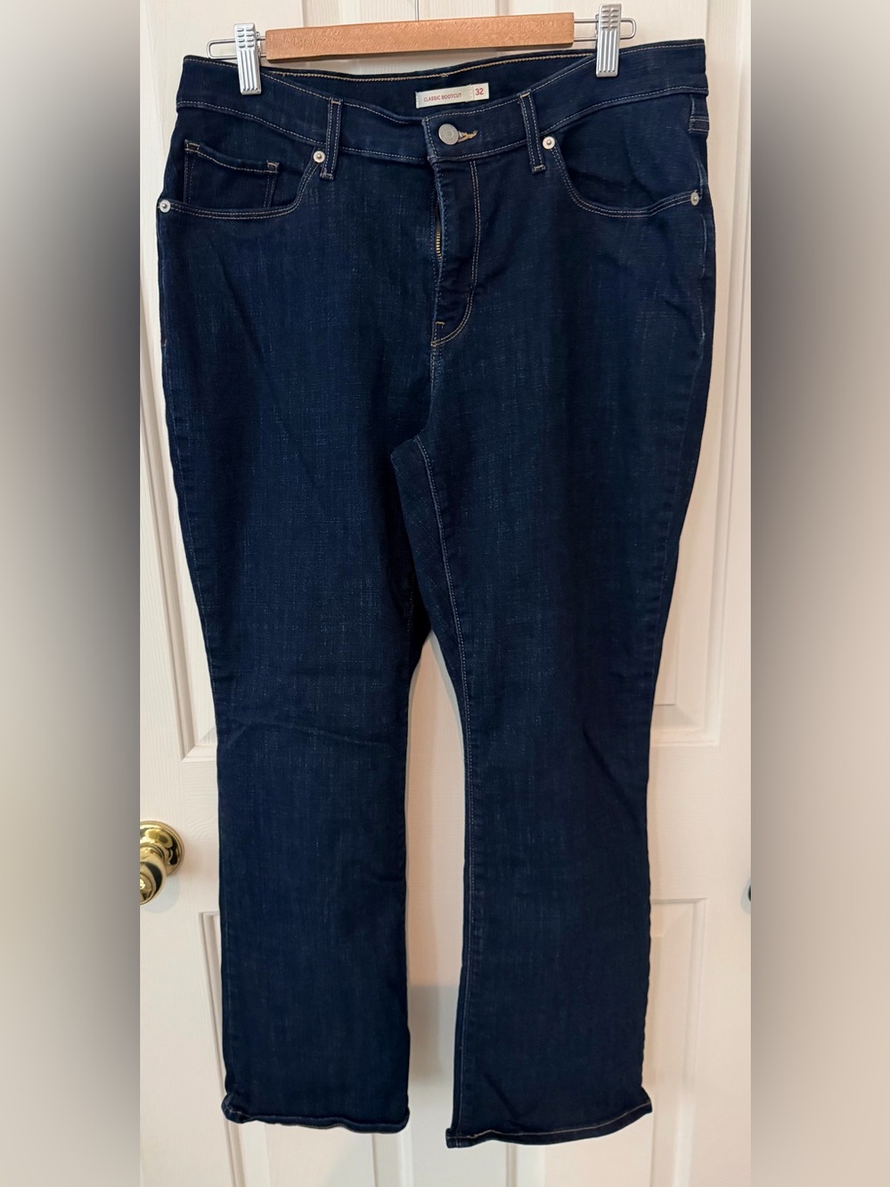 Dark Blue Women's classic bootcut- 32